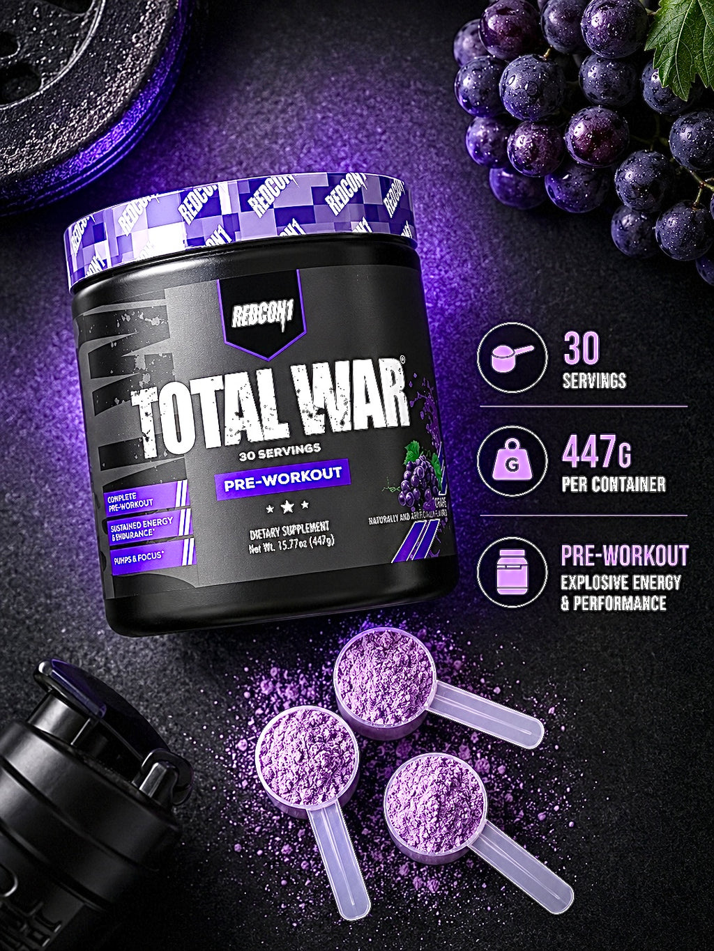 Total War Pre-Workout – 468g | 30 Servings