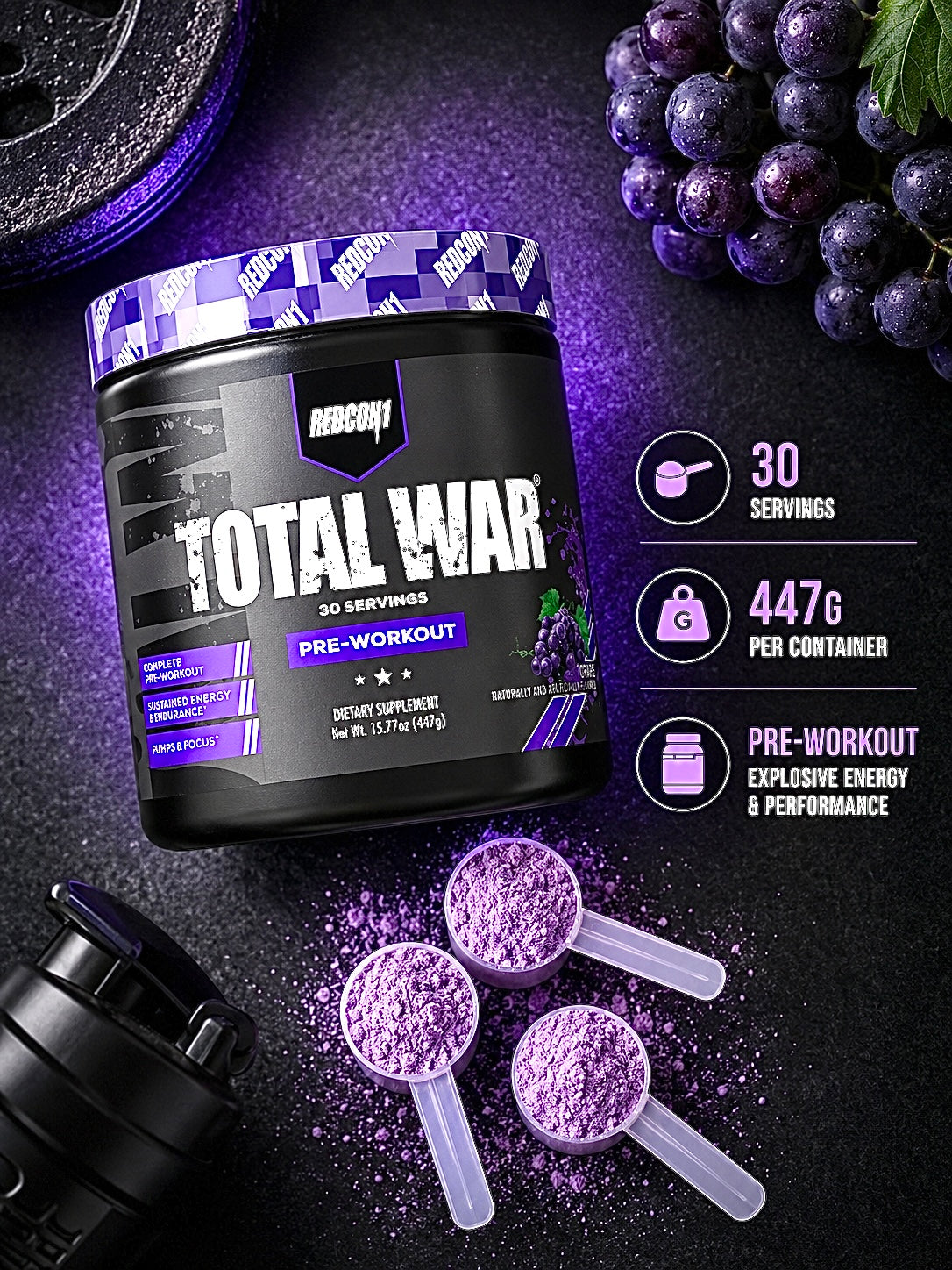 Total War Pre-Workout – 468g | 30 Servings