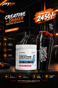 Shaker + Welcore 83 servings creatine