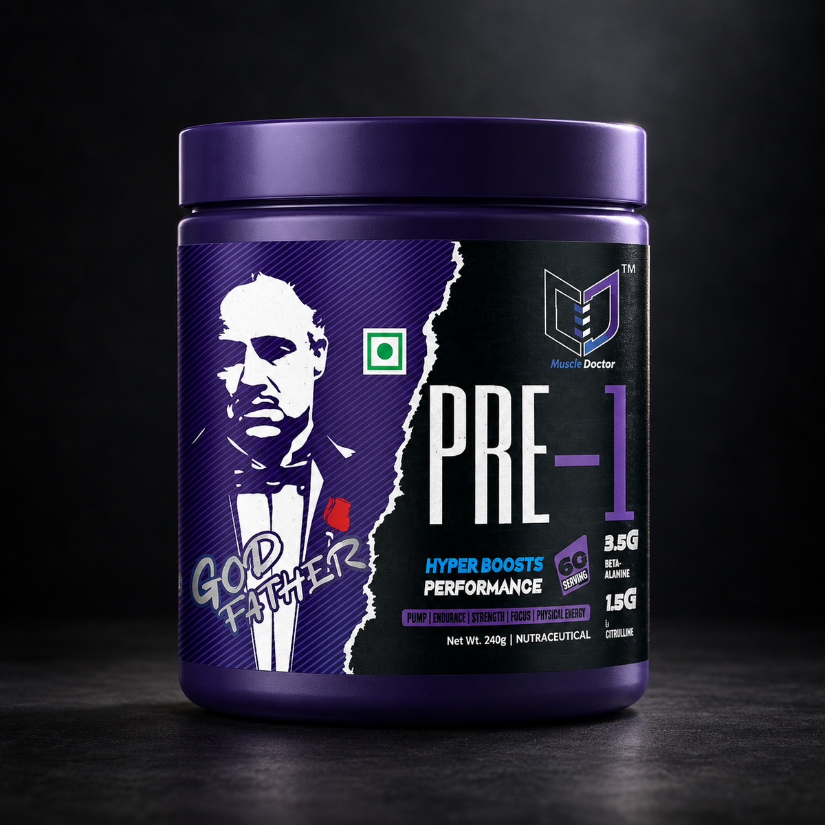 Muscle Doctor PRE-1 — Pre-Workout | 40 Servings