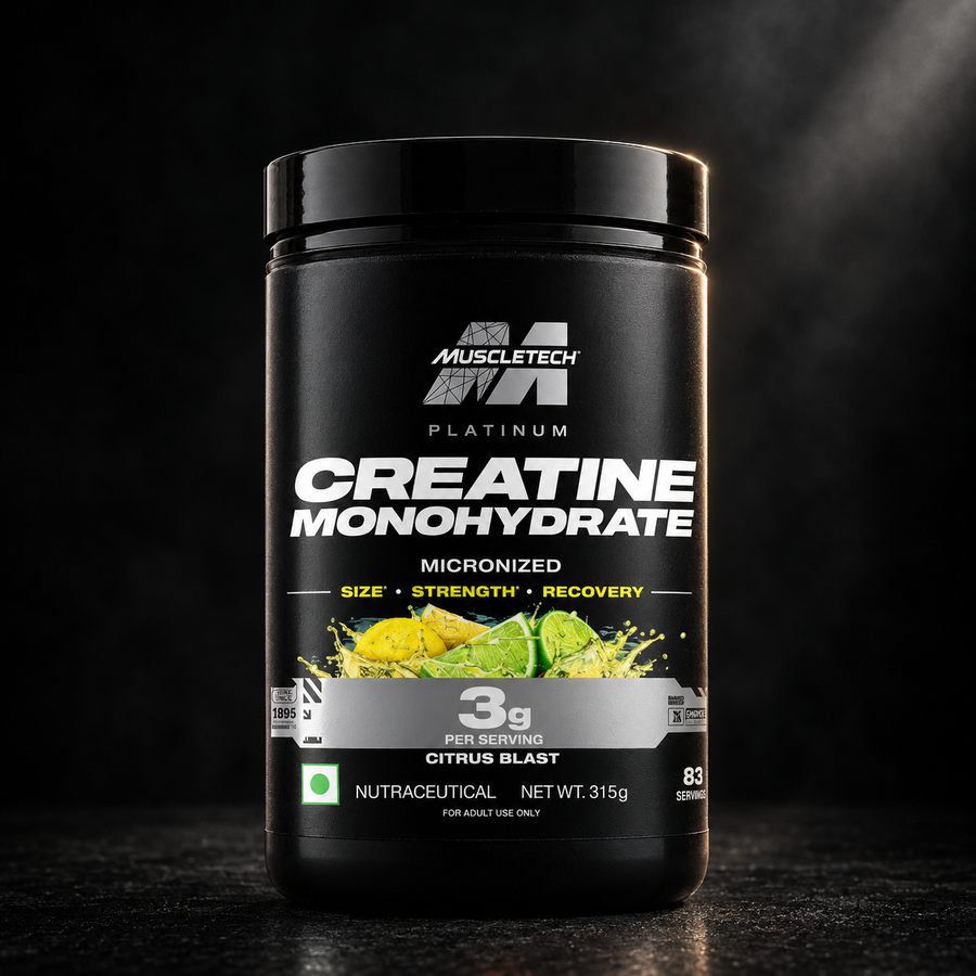 MuscleTech Platinum Creatine Monohydrate – 315g | Citrus Blast