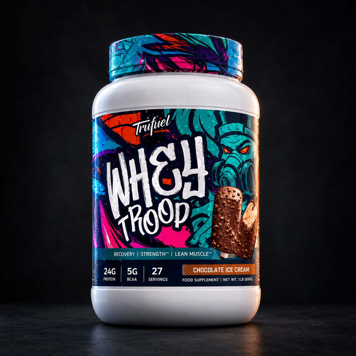 Trufuel Whey Troop – Chocolate Ice Cream