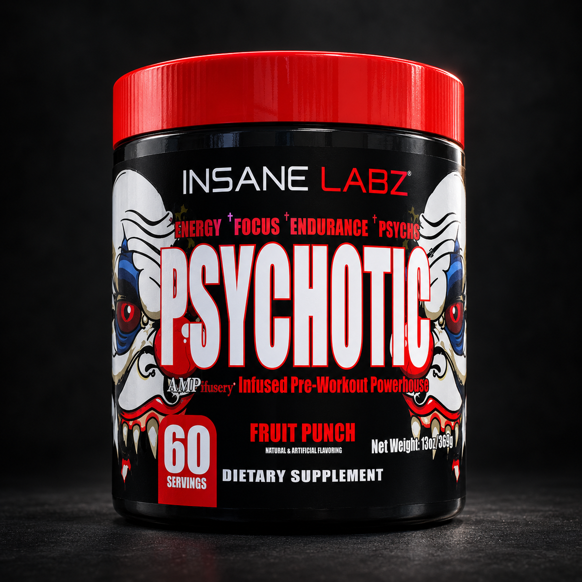 Insane Labz Psychotic Pre-Workout – Fruit Punch