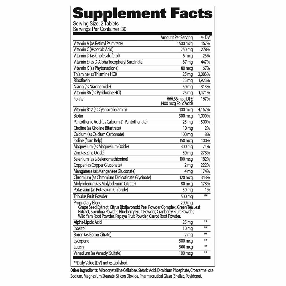 GAT Sport Mens Multi+Test, 60 Tablets