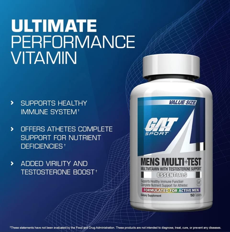 GAT Sport Mens Multi+Test, 60 Tablets