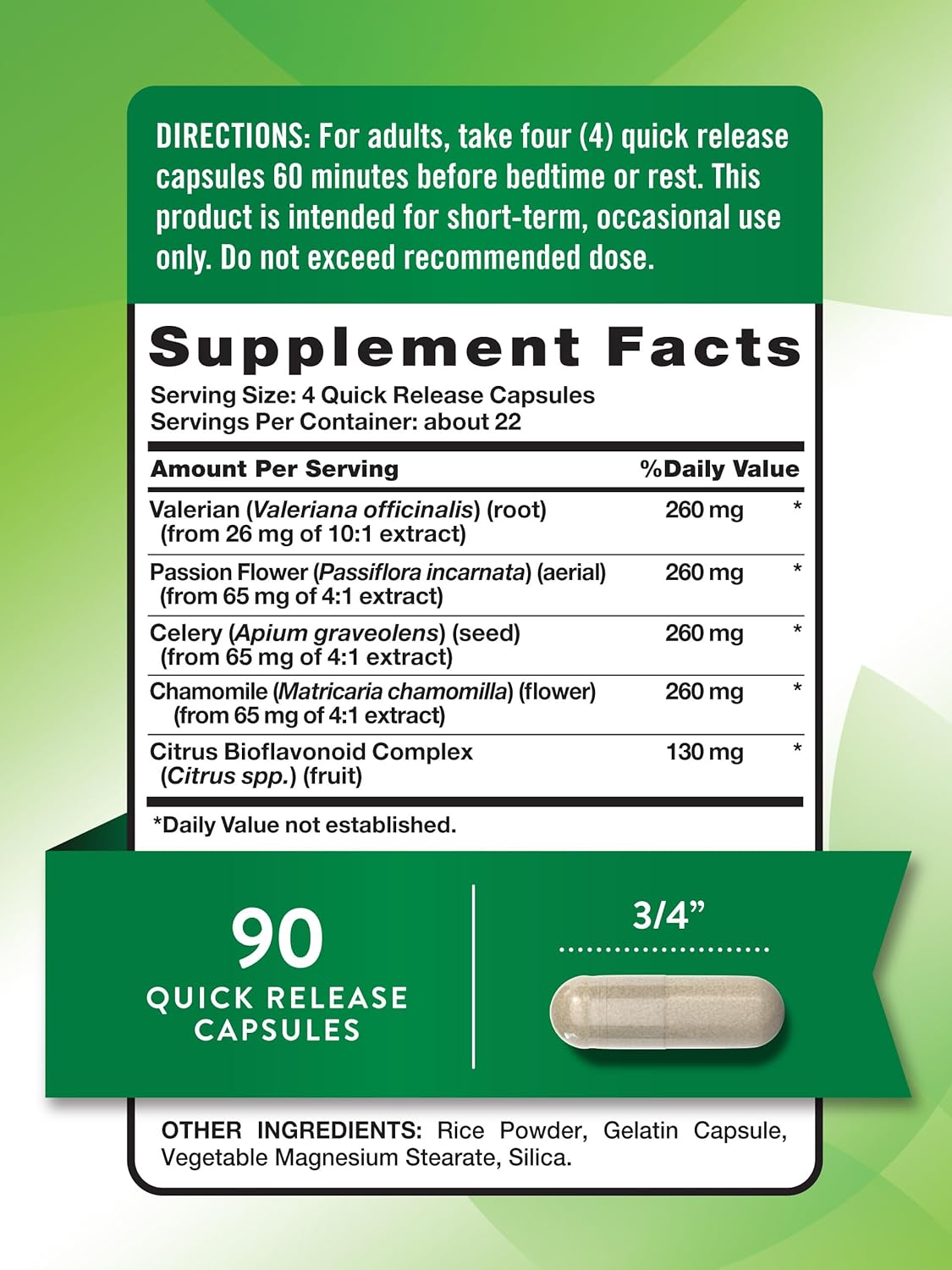 Nature’s Truth Calm Caps, 90 Capsules