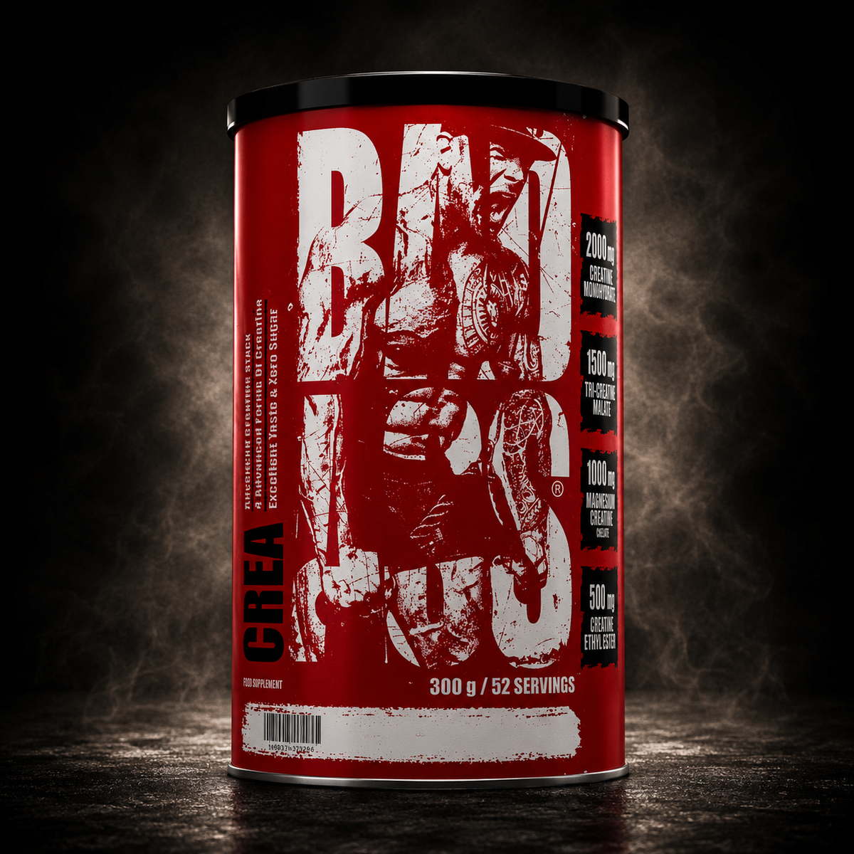 Badd Ass Creatine – 300g | 60 Servings